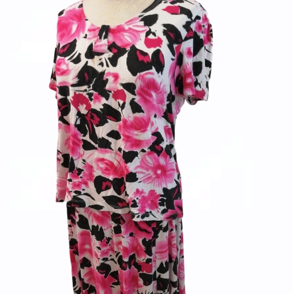 Soft Works Spring Roses Blouse + Skirt Set XL - Picture 3 of 16